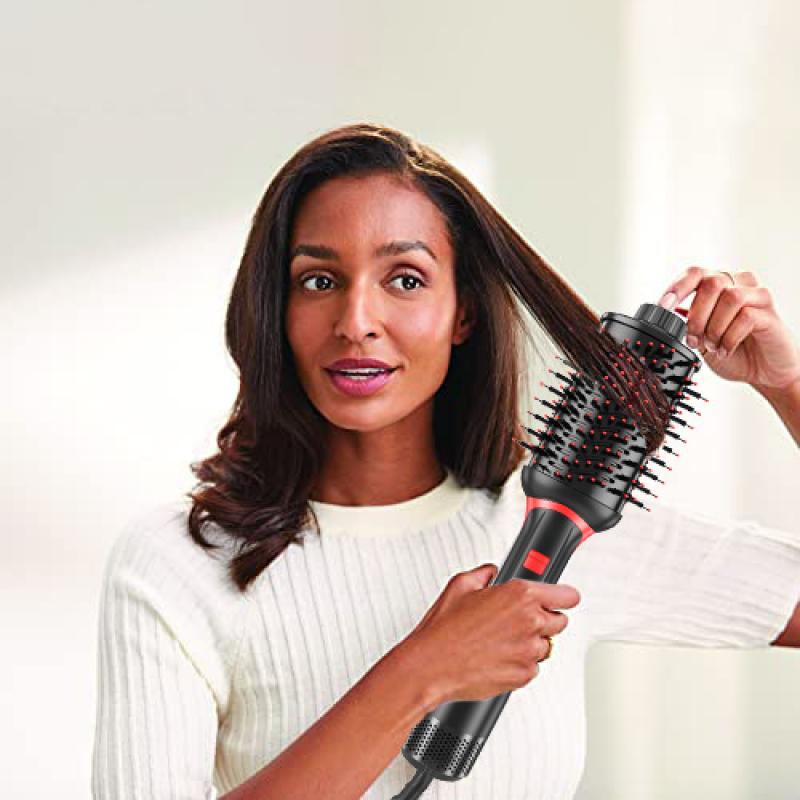 Новый 1200 Вт второй поколения горячий фен расческа многофункциональный 5-в-1 мини компактный укладочный гребень с отрицательными ионами сушилка для волос