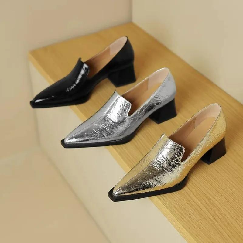 Черные туфли на каблуках Sapatos Femininas женские легкие европейские стильные элегантные туфли на квадратном каблуке женские повседневные туфли для офиса и вечеринок