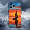 Парусник Для iPhone 12,16,11,14,15,17,13,X,Mini,SE,XS,Plus,Pro Max,8,7,XR,Мягкий силиконовый черный чехол