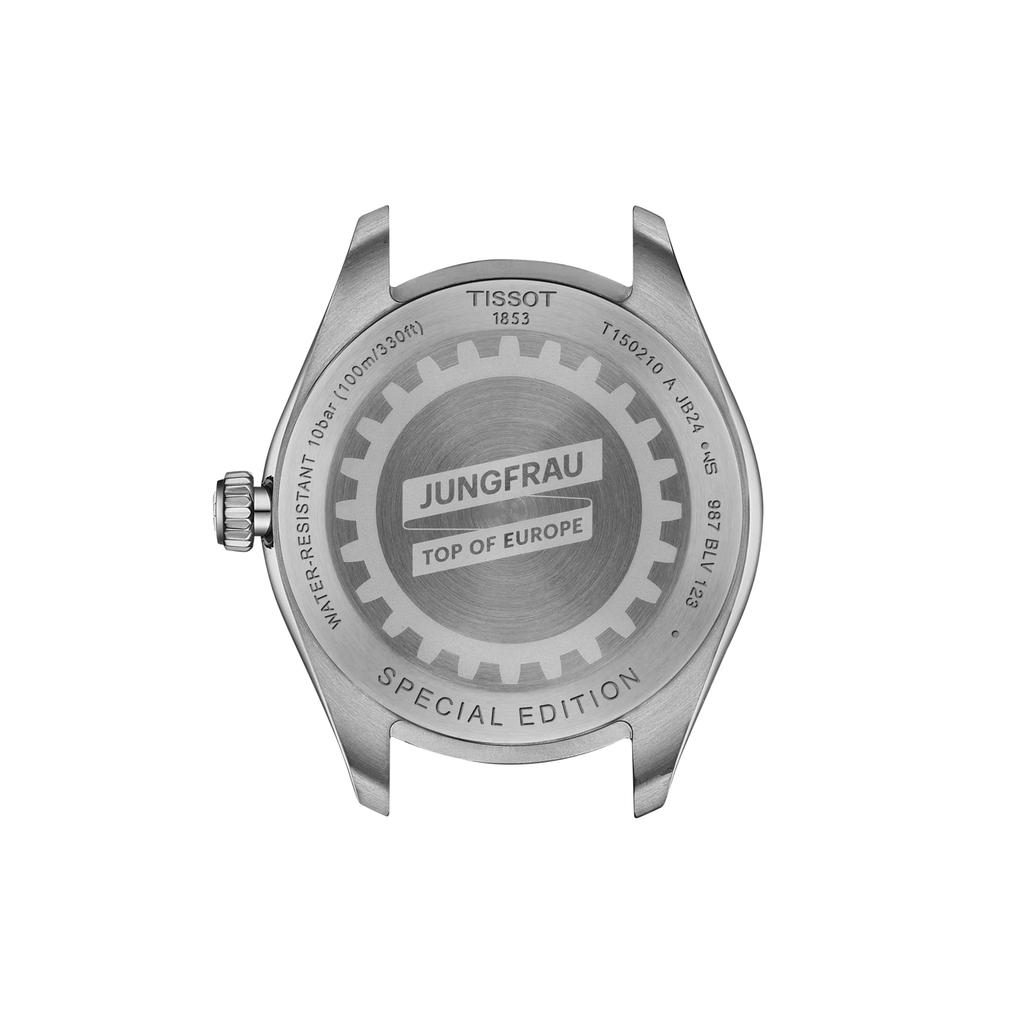 Tissot Мужские модные часы из нержавеющей стали с серебристым циферблатом T150.210.11.031.01