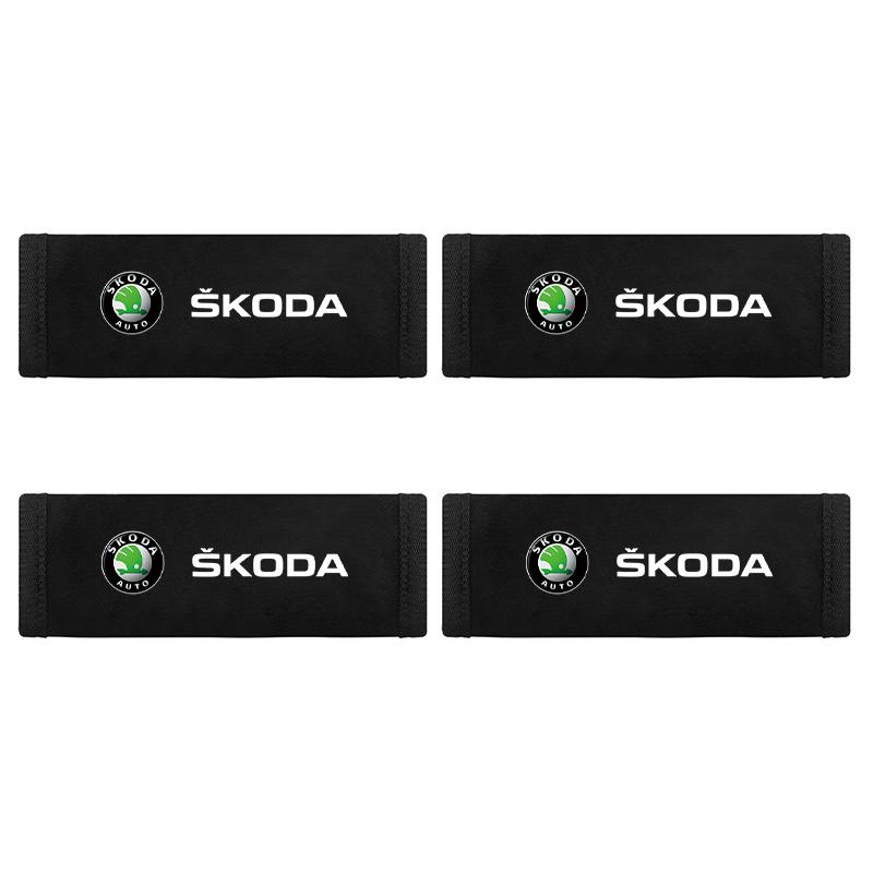 Valve Stems & Caps Car Roof Handle Protection Cover Gloves For Skoda Fabia Superb Rapid Mk3 car Styling MN7
