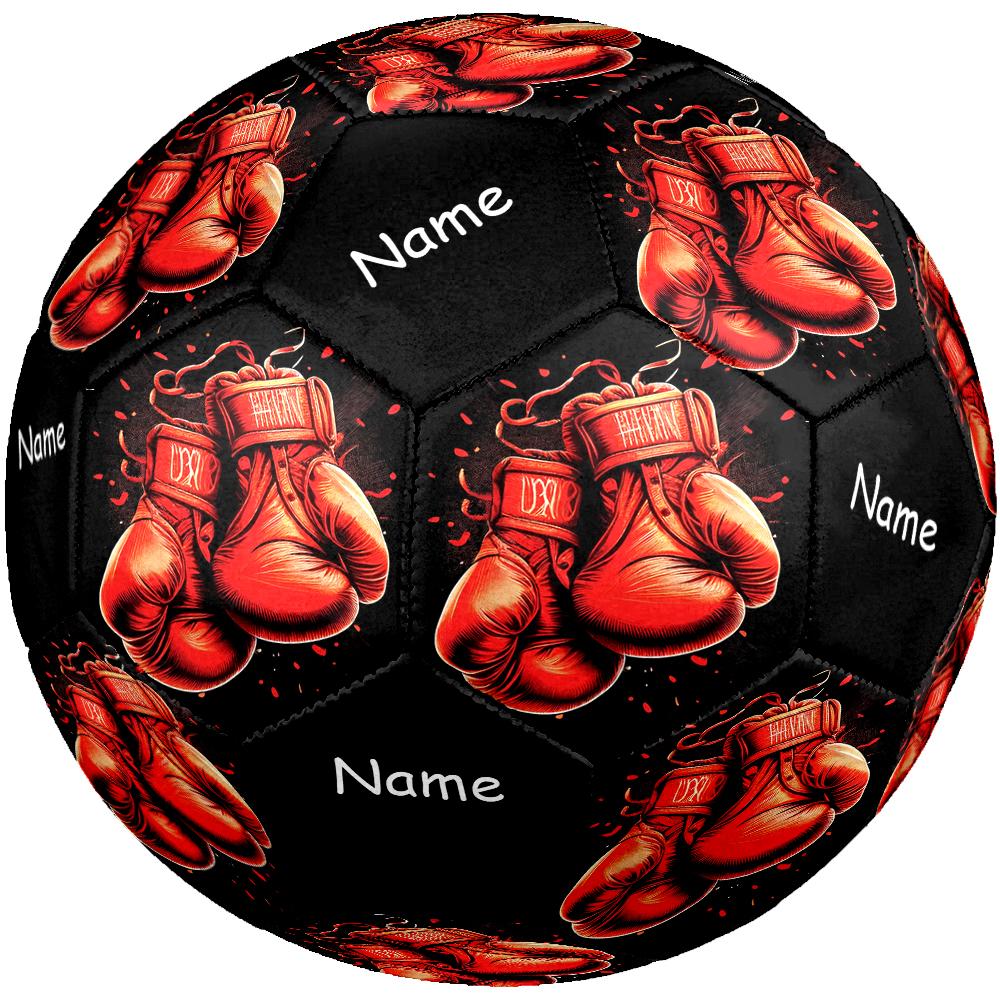 Custom Name boxing Theme Size 5 Soccer Ball, Suitable for Both Indoor and Outdoor Matches, a Gift Suitable for Everyone.