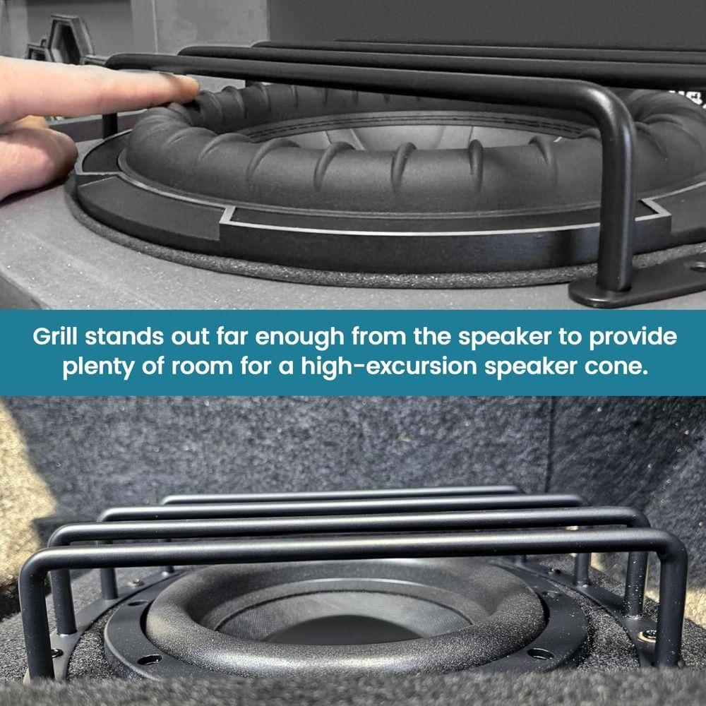 Rounded Edges Metal Subwoofer Grille 8/10/12 Inch Audio Speaker Protector Auto Car