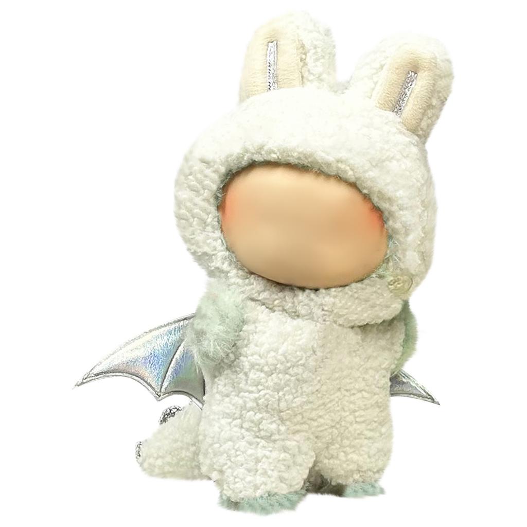 Doll Clothes Set 17cm Doll Accessories Love Heart Top Scarf Hat No Dolls