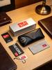 RAYBAN Кожаный футляр для солнцезащитных очков, полный набор, портативный ударопрочный бокс для хранения очков с коробкой, салфетка для чистки