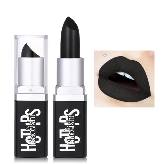Black Lipstick with a Soft Texture That Creates Flattering Line and Can Be Worn Alone or Paired Lip Gloss To Create Unique Look for Any Occasion. This
