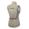 Wosawe Women Cycling Vest Sleeveless Reflective MTB Bike Jacket Outdoor Sport Running Riding Quick-Dry Cycling Vest Bicycle Khaki Sleeveless