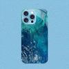 Узор морских водорослей Мужской Женский Защитный Чехол для Телефона Стеклянный Чехол для Телефона для iPhone 17 16 15 14 13pm Pro Plus Ударопрочный мобильный телефон