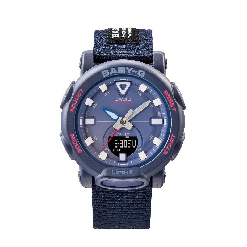 Casio Женские цифровые кварцевые часы Baby-G BGA-310C-2A с полимерным ремешком, водозащитой 100 м, ударопрочные