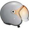 MARUSHIN Motorcycle Jet Helmet MCJ6 BUBBLE RIDER MEN L Size (59~60cm) Gray Product Number: 05301032
