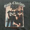 Good Charlotte Музыка для влюбленных Черная футболка Хлопок Полный размер винтаж Стирка уличная одежда графический дизайнер одежда