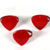 6Pieces Elegant Heart Napkin Rings Accessories for Celebration Like Valentines Day Weddings and Anniversaries