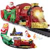 OBEST Christmas Toy Train with Rail Set, Classic Toy Train, Perfect for Birthdays, Christmas, and New Year's Gifts