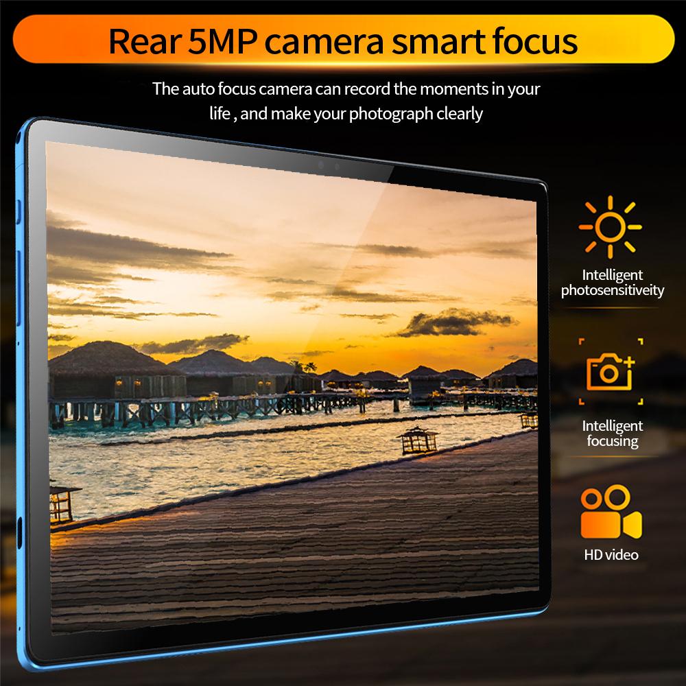 BDF Планшет Y7 10,1 дюйма Android 13 8 ГБ ОЗУ 256 ГБ ПЗУ Сеть 4G Сеть 3G 4G Lte для SIM-карты 8000 мАч