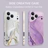 Чехол-шнурок с узором под золотой мрамор для iPhone 17 Pro Max Funda iPhone 16 15 14 13 Pro Max 11 16E 17E Мягкий силиконовый чехол