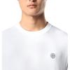 STONE ISLAND Мужская футболка с коротким рукавом, облегающая, с нашивкой-логотипом, топ K2S1521000-29S0057-V0001