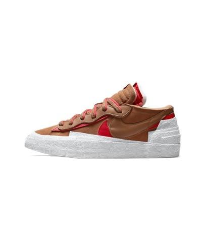 Nike Sacai Blazer Low x Sacai Британский Коричневый Коричневый Загар Красный Повседневный DD1877-200
