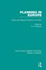 The Planning In Europe : Urban and Regional Planning In the EEC Book