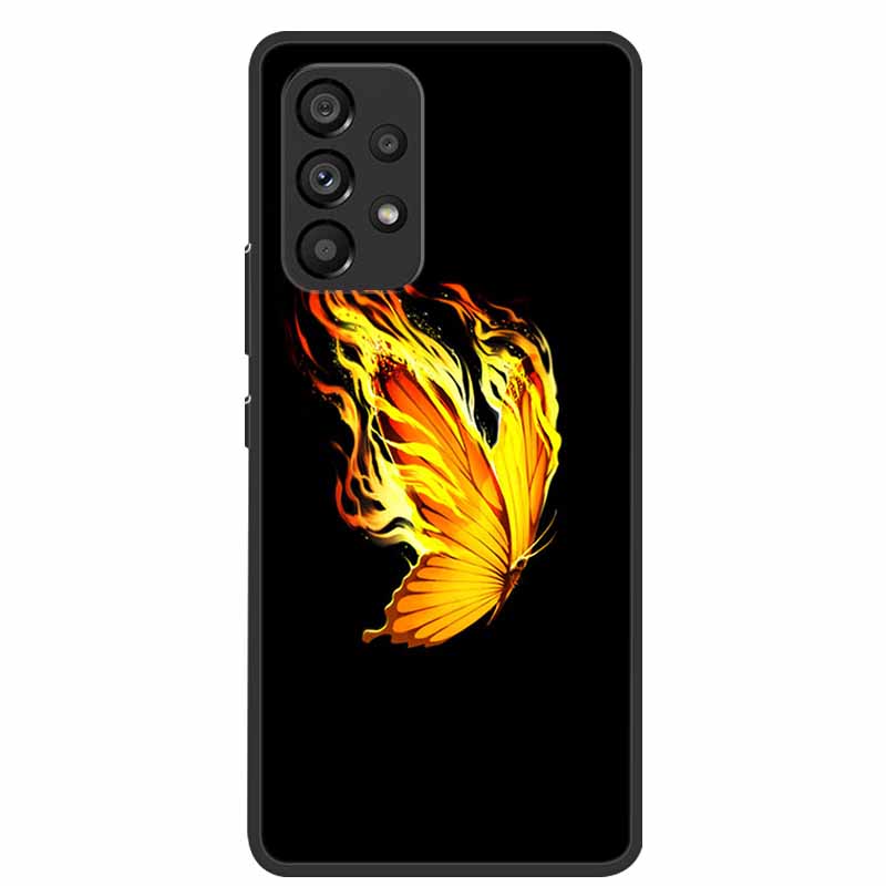 Для Samsung Galaxy A53 5G Чехол Животные Силиконовый ТПУ Мягкая Задняя Крышка Телефона Чехол Для Samsung A53 5G SamsungA53 Волк Funda Coque