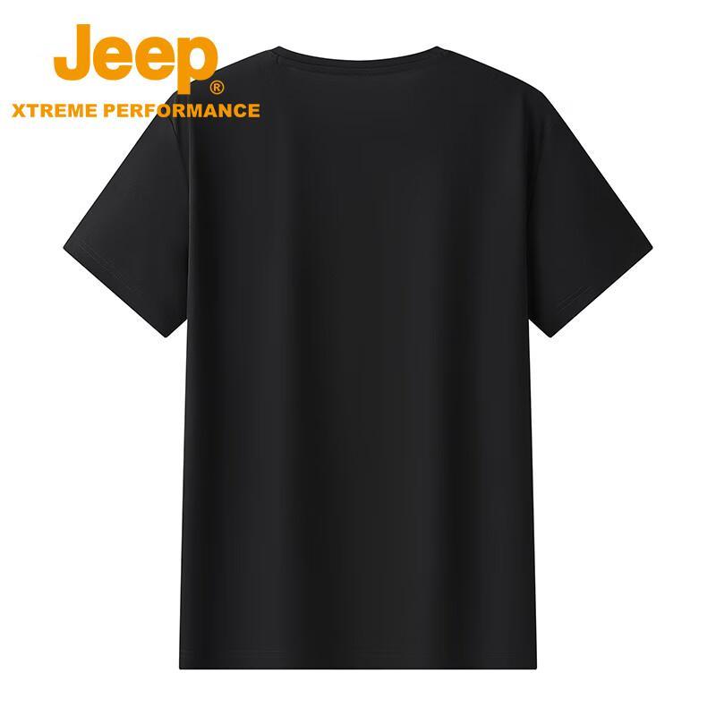 Jeep Мужская дышащая футболка с коротким рукавом для активного отдыха с эффектом охлаждения