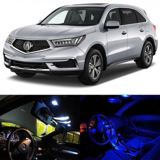 6 x Полный пакет светодиодного освещения салона для Acura MDX SUV 2014 года выпуска и новее