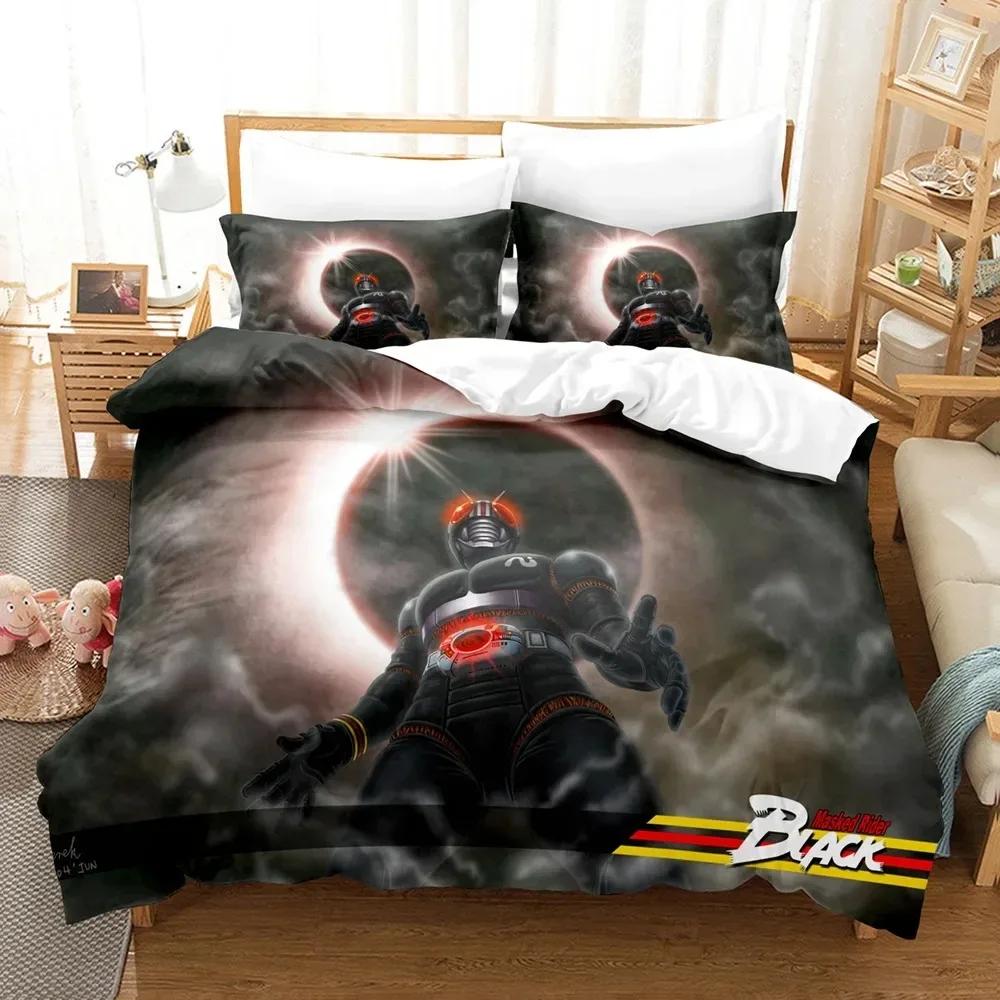 Комплект постельного белья Kamen Rider, пододеяльник, наволочка, удобный стеганый комплект постельного белья, комплект постельного белья размера «king size» для дома и офиса