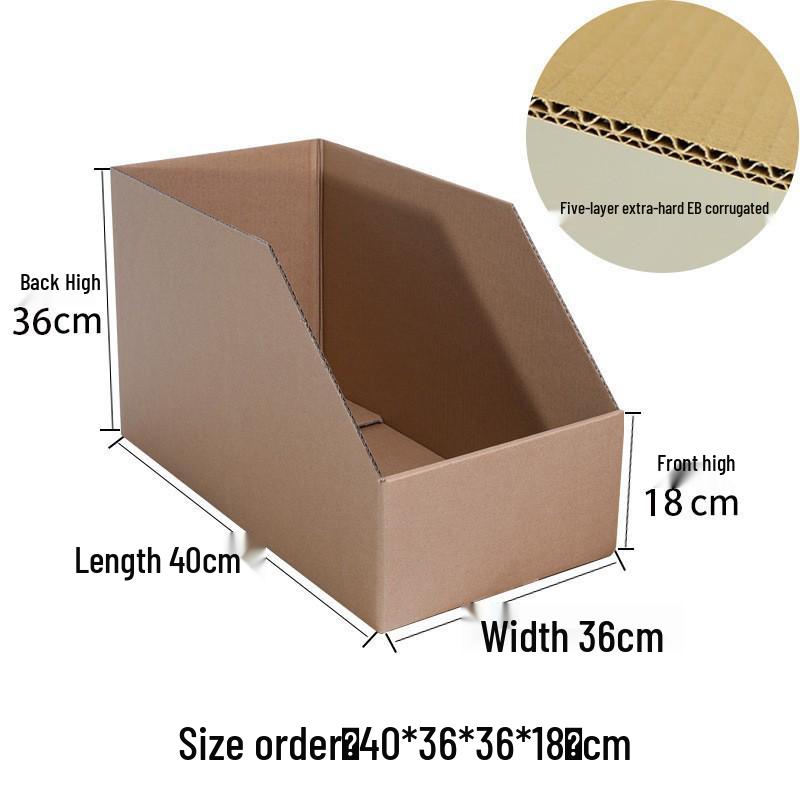 Пятислойный сверхпрочный органайзер для хранения с наклонными отделениями, идеально подходящий для склада или супермаркета.