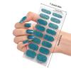 1pack Nail Full Wrap Nail Polishs Strips Nail Glitter Self-Adhesive Gel Nail Sticker for Women Home DIY Self Nail Supplies