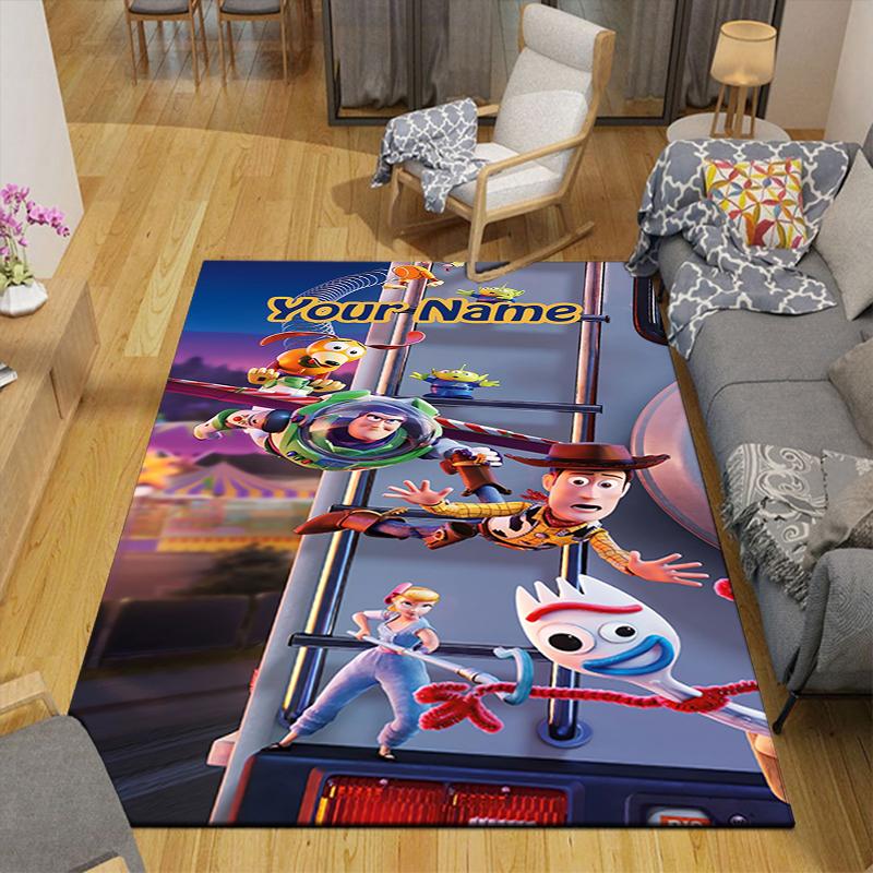 Custom 1Pc Toy Story Adventure Rug Office Carpet Indoor Outdoor Entrance Doormat Nonslip Soft And Comfortable Living Room D916315