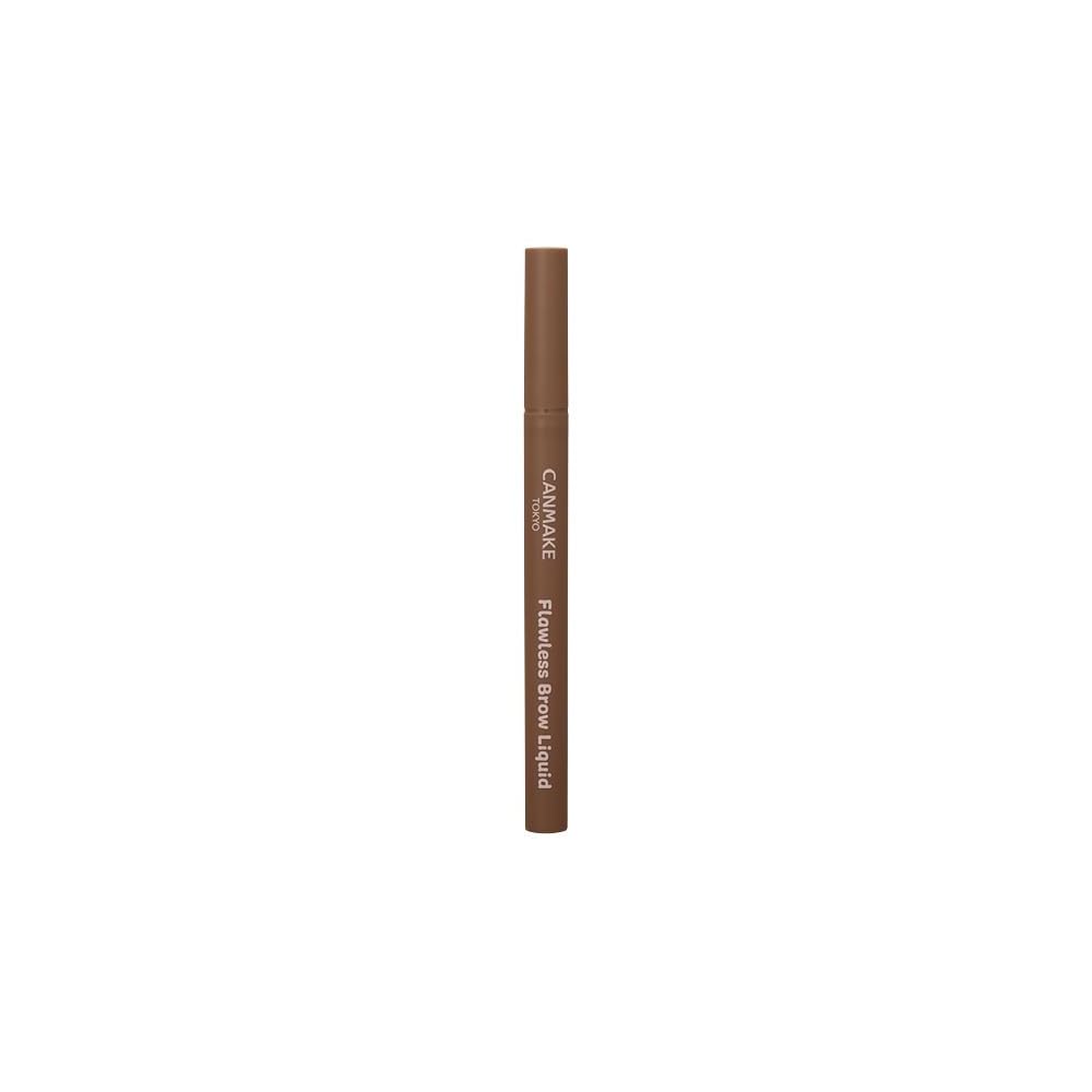 Canmake Flawless Brow Liquid 01 Орехово-коричневый 0.5 мл Жидкая подводка для бровей Угольно-коричневый Матовый коричневый