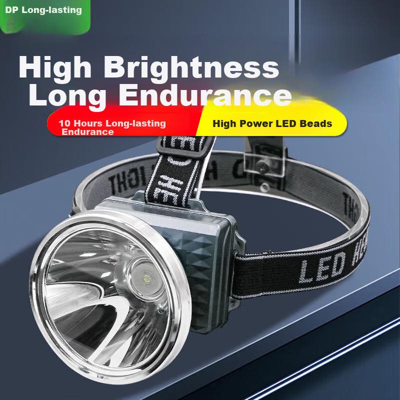 Headlamp with High Brightness And Long Battery Life, Head-Mounted Flashlight, Night , Work Mining Lamp, Outdoor Fishing Emergency Light - 7248