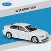 Велли 1:24 Модель автомобиля BMW 5 серии 535i из сплава Литые и металлические игрушечные транспортные средства Модель автомобиля Высокая симуляция Коллекция Детские подарки