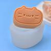 Cat Cheese Cake Silicone Mold Candle Mold Scented Diy Handmade Resin Mold Candle Making Mochi Squishy Toy Mould