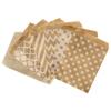 50/100 Pcs 46 patterns 13x18 CM degradable bronzing kraft paper bag envelope wedding Christmas gift baking sealed packaging