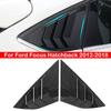Для Ford Focus Хэтчбек 2012-2018 Автомобильный Задний Жалюзи Боковая Шторка Задняя Боковая Накладка Отделка Наклейка Вентиляционное Отверстие Ковш ABS Углеродное Волокно