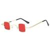 Metal Frame Small Square Sunglasses Candy Color Mini Sunglasses Punk Sun Glasses  for Women & Men