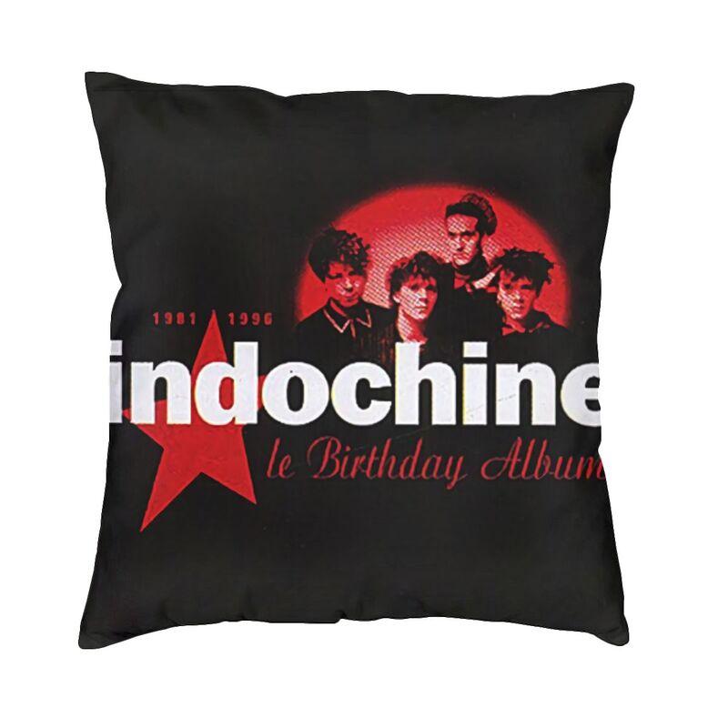 Nicolas Sirkis Indochina Pillow Case Sofa French Rock Band Singer Luxury Cushion Cover Car Pillowcase D Printing Cushions