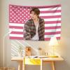 Jaehyuns American Flag Tapestry Kpop Boy Group Member Home Decoration Bedroom Dormitory Background Cloth Concert Decor Fans Gift