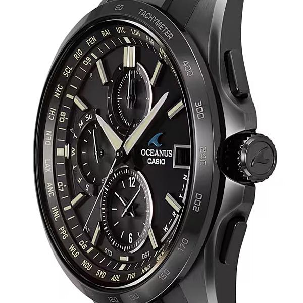 Casio Мужские часы OCEANUS OCW-T2600JB-1AJF [OCEANUS Classic Line All BlackDLC] Круглые часы Черный титан
