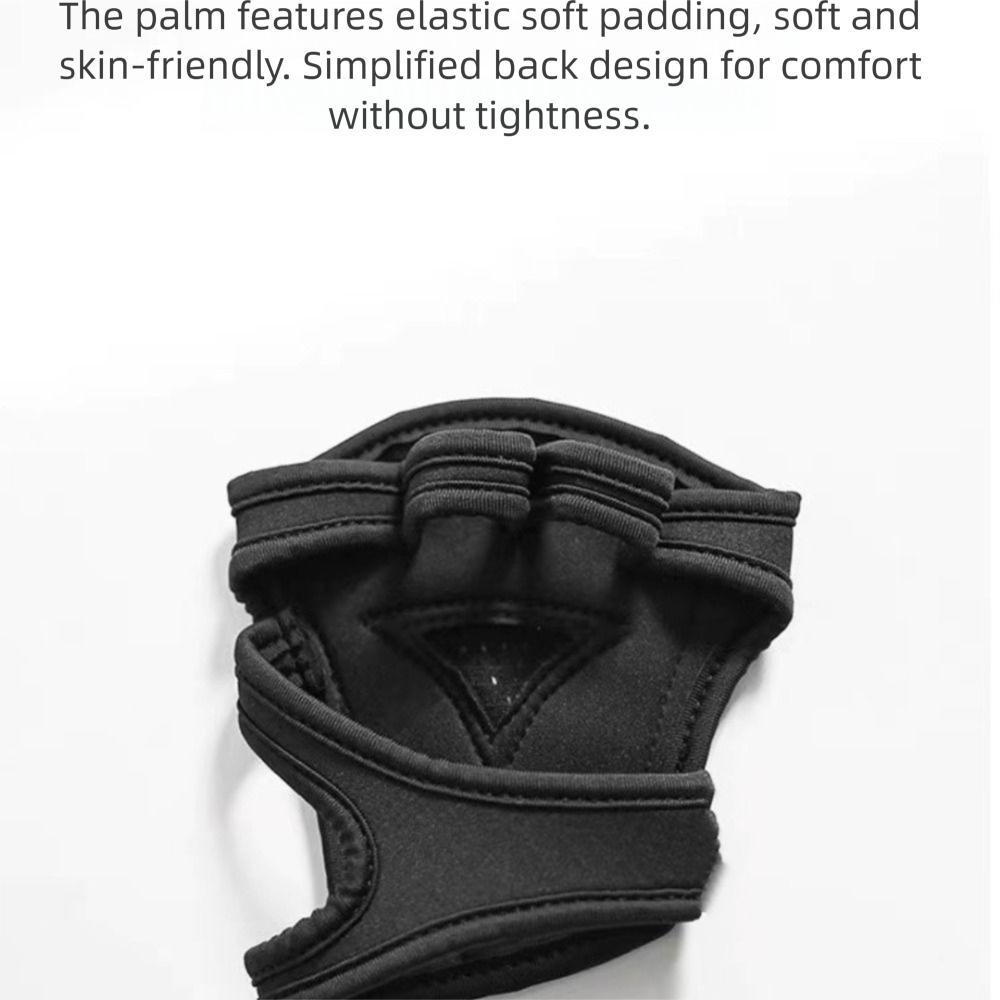 1 Pair Non-slip Palm Protector Gloves Women Weightlifting Hand Protect Pads Build Muscle