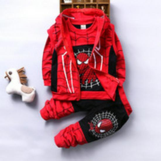 Autumn New Boys' Spider Korean Style Set