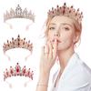 European and American Bridal Crown Tiara Alloy Crystal Wedding Hair Accessories Crown Birthday Party Headband Jewelry