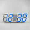 3D Digital Alarm Clock Wall LED Clock Desk Alarm Clock with Temperature for Home Kitchen Office