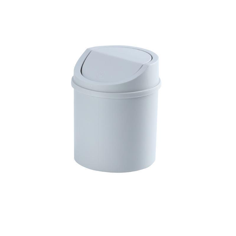 Мини-настольный контейнер для мусора, небольшой мусорный бак, труба с крышкой, мусорный бак для спальни, мусорный бак, чистое рабочее пространство, ящик для хранения, домашний стол