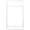 VidaXL Freestanding Towel Rack White 48x24x78.5 Cm Iron 343088