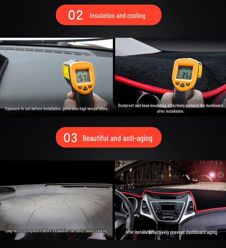 Коврик на переднюю панель GAC Trumpchi GS4 для GS8/GS7/GS3 - Защита от солнца и теплоизоляция.