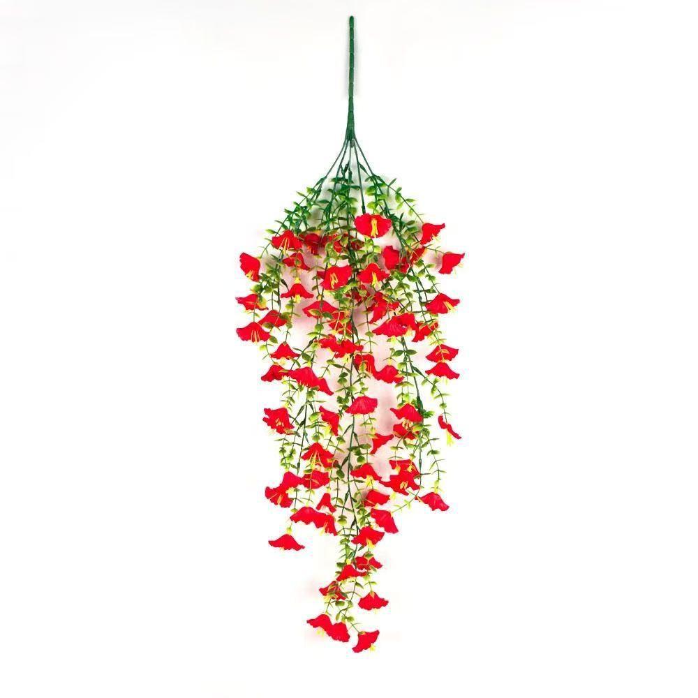 Nil Ipomoea Artificial Flower Vine Wall Decor With Plastic Flowers For Parties