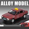 1/32 Volkswagen Santana Такси Металлическая Литая Модель Автомобиля Домашний Декор Коллекционные Предметы Миниатюрный Высокодетализированный Транспорт Праздничный Подарок