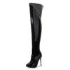 Fashion Over-the-Knee Boots Woman Winter 2025 ZIP 10CM Thin High Heels Mature Elegant Mature Women High Heels Shoes
