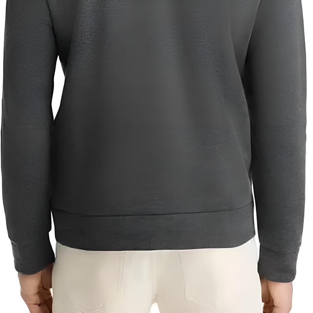 Polo Ralph Lauren FW24 Однотонный свитер с высоким воротником на молнии с длинным рукавом для мужчин серый 710909883-007